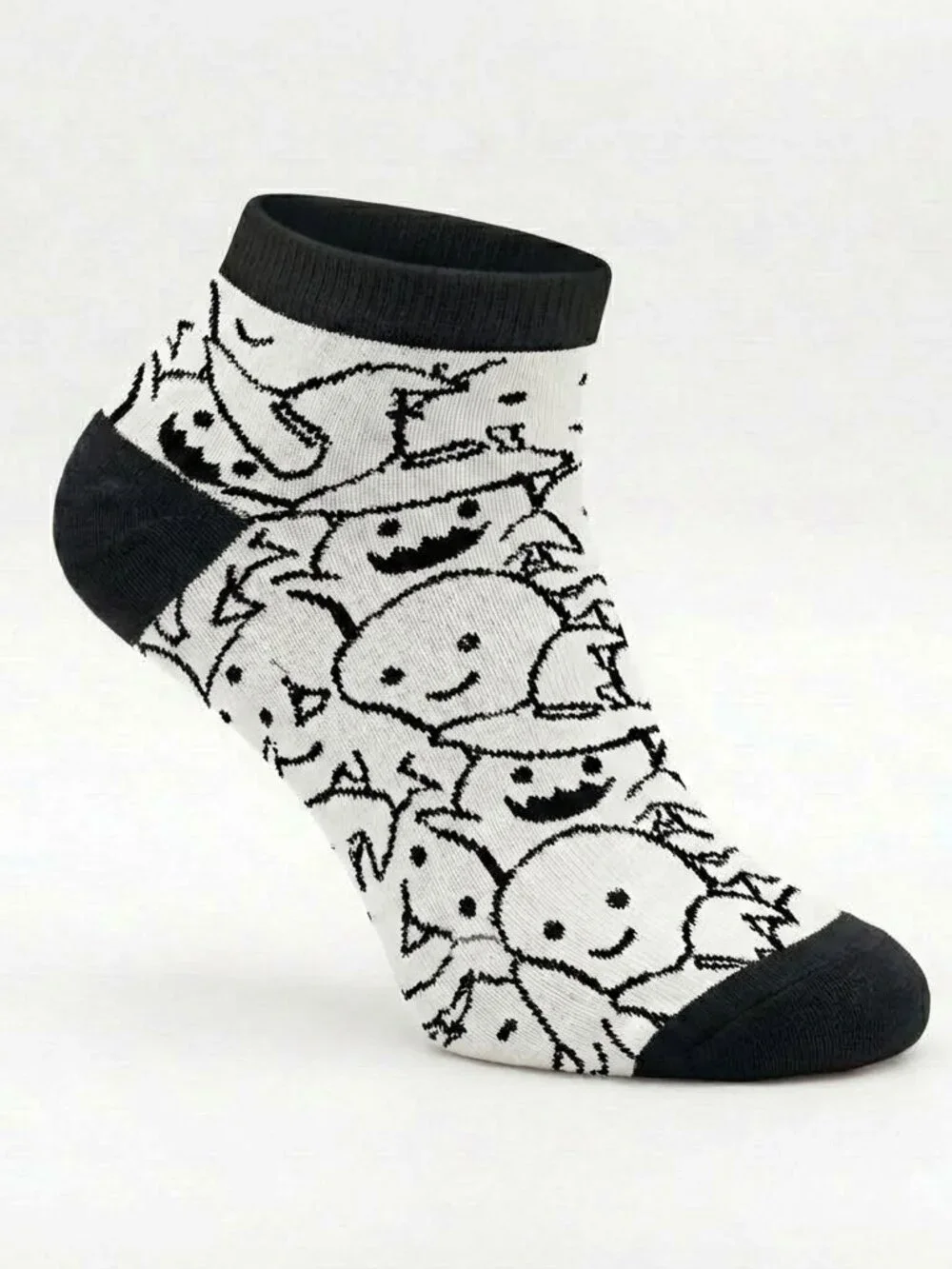 Korean Women's Premium Low Cut Socks - Cute Cotton Low Cut Casual - 6-Pack